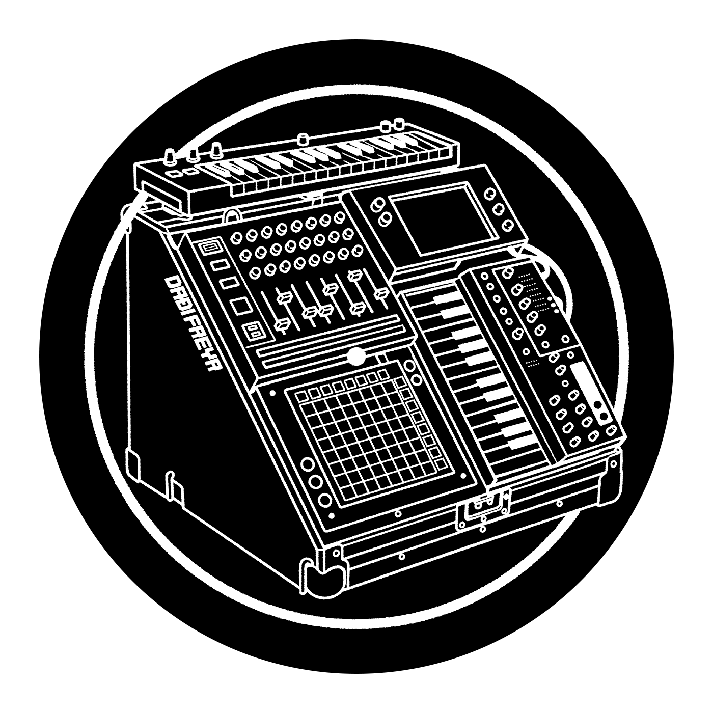 DAÐI FREYR - HOT DAMN SLIPMAT (BLACK)